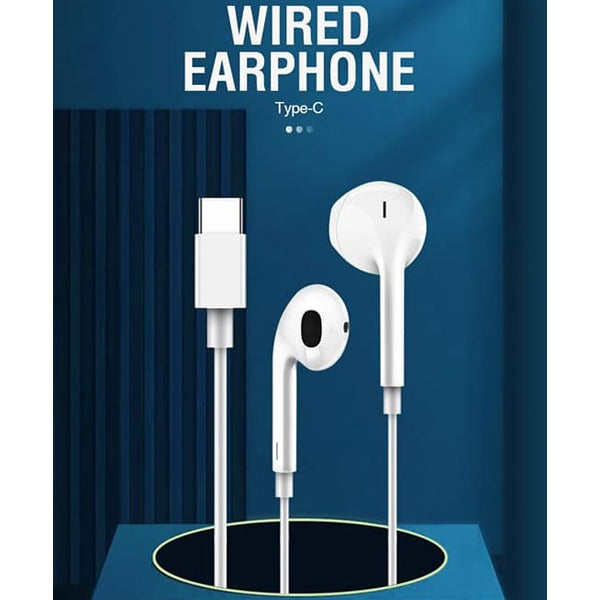 Asli Global USB-C Dedicated In-line Earphone 1.2m | White Asli Global USB-C Dedicated In-line Earphone 1.2m | White